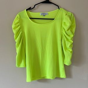 Neon blouse